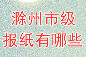 滁州市級報(bào)紙有哪些